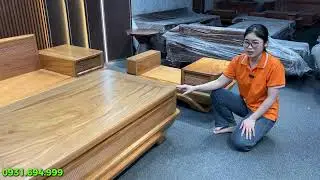 SOFA GỖ GỖ ĐỎ PACHY | MẪU SOFA CHÂN THUYỀN GỖ GÕ | BÀN GHẾ GỖ PHÒNG KHÁCH ĐẸP