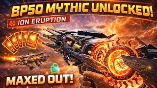BP50 ION ERUPTION FULLY MAXED 😱🔥 | MYTHIC LEVEL UPGRADE | COD MOBILE