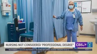 Nursing not considered 'professional degree'