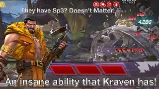 An INSANE Ability That Kraven Has...That No One Talks About! -Mcoc