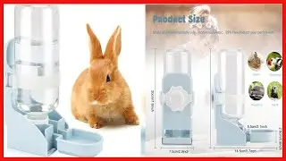 Bon produit -  Rypet Rabbit Water Bottle No Drip - 17 oz Hanging Water Fountain Distributeur automat