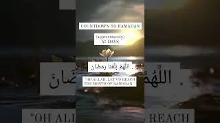 COUNTDOWN TO RAMADAN#islam #allah#ramzan#muhammadﷺ#islamicshorts#youtubeshorts #shorts#ramzanmubarak