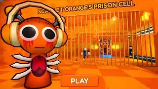 Scary Orange Sprunki's Prison Run Escape - Roblox Gameplay walkthrough 