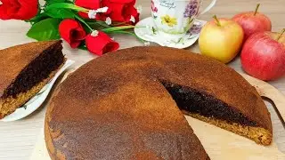 Шоколадный манник на кефире 🍫  Простой рецепт за 5 минут &mdash; быстрый пирог на каждый день