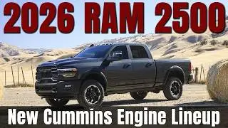New Era for 2026 RAM 2500 Begins - Cummins 7.2 Diesel and Petrol Engines Updates