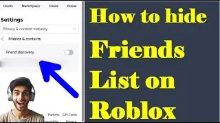 How to hides Friends on Roblox! (Can you Hide Roblox Friend Lists?)
