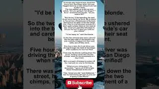 To the Zoo #blonde #animals #funny #zoo #comedy #humor #joke #laugh #mem #chimpanzee #seaworld