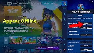 How To Appear Offline on Fortnite Battle Royale (PC/PS5/XBOX) Hide Online Status