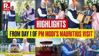 PM Modi Shares Highlights Of Day-1 Of Mauritius Visit | India-Mauritius Ties