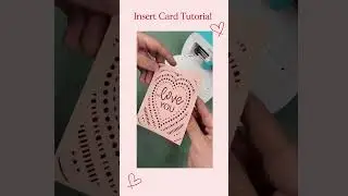 วิธีทำการ์ดสวยๆด้วย Cricut Insert Cards #cricutth #cricutthailand #diy  #handmade #สอนทำการ์ด