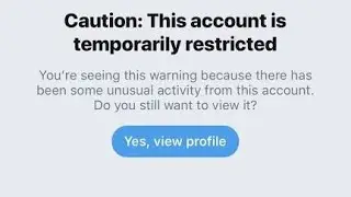 Twitter Fix Temporarily Restricted Problem | Fix Temporarily Restricted Problem Twitter | Twitter