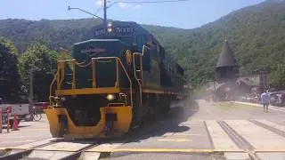 RBMN SD50 EMD 5033 ON THE LEIGH GORGE