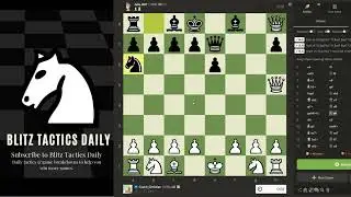 Tactics to Punish a Bad Opening in 3 Minutes! (vs 1800 Bot)