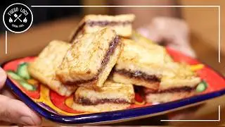 MINI TORRIJAS Rellenas de NUTELLA Sin FRE&Iacute;R, Sin HORNO, y en 10 MINUTOS | Jugosas y  Deliciosas