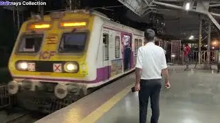 Byculla Railways Station Mumbai ll Mumbai Local Train Arrival and Departure