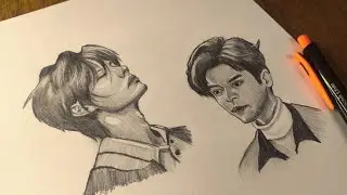 Draw with Me | Drawing Portrait quick sketch | Black Fierce