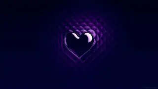 Dark Purple Beating Heart Motion Graphic, Hearts Background Video Effect | Hearts Sensory Wallpaper