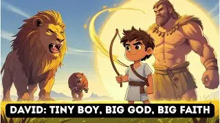 David: the Brave  Lion, Bear & Giant | Animated Bible Story for Kids
