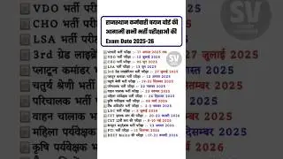 Rajasthan New Vacancy 2025 || Rajasthan Police Constable New Vacancy 2025 ||Exam Date, Syllabus 2025