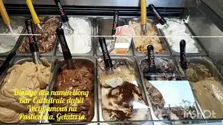 The famous Bar Cattedrale (Pasticceria, Gelateria) Deliciuos 🇮🇹  Ice Cream. And The Gerace Cathedral