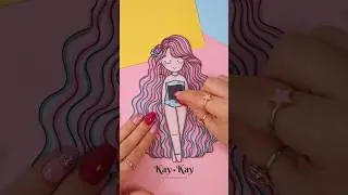 Magnet paper & paper dolls #diy