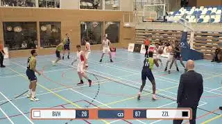 Samenvatting BV Hoofddorp - Zorg en Zekerheid Leiden, Basketball Cup, 11 dec. 2021 (1/8 finale)