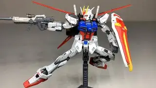 RG Aile Strike GUNDAM by BANDAI (optional decal & super clear matt)