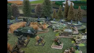 Flames of War Battle Report - 21st Panzer Division vs Soviet Shock Rifles