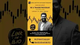 DEMO CLASS SCHEDULED | Be A Trader Program | Bimal Institute For Market Research