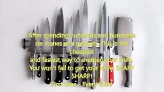 New to sharpening knives? Scary sharp Knife 1st time - every time!