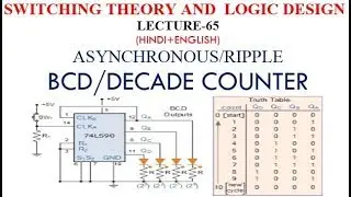 BCD/DECADE RIPPLE COUNTER LECT-65