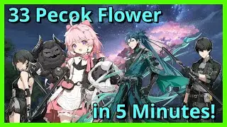 33 Pecok Flower in 5 Minutes