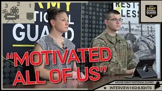 Injured Soldier Motivates Entire Basic Training Company - Mother/Son Interview | MEARNG