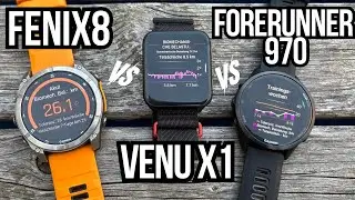 Garmin Fenix 8 oder Forerunner 970 oder Venu X1? Alle Unterschiede im Überblick