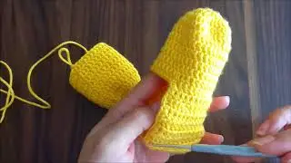 Çok Kolay Tığ İle 12-18 Aylık Bebek Patiği #ElÖrgüsü #DIY