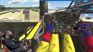 C 8  corvette At Sebring International in Pimax 5K Plus Saturday's Race