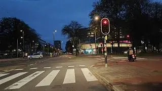 Driving in The Netherlands: The Hague from Day to Night - #eleonoraswalks