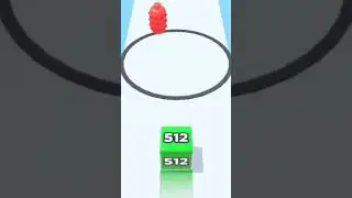 jelly run 2048 3d game jelly gameplay #youtubeshorts