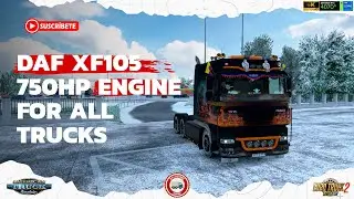 Euro Truck simulator 2 |  Daf XF105 - 750HP Engine for All Trucks  |🚚#truck #ets2 #mods