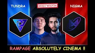 GELO RAMPAGE ABSOLUTELY CINEMA CUY - TUNDRA VS NIGMA FP2 GROUP STAGE DOTA 2