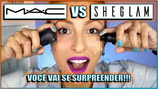 MAC VS SHEGLAM | BASE BARATA com QUALIDADE da MAC???