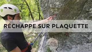 R&eacute;chappe sur plaquette, avec une corde &agrave; simple
