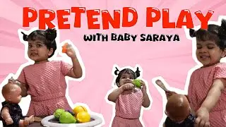 Baby Pretend Play ~ Fruits and Vegetables ~ Aesthetic Style ~ Random Vlog ~ Baby Saraya