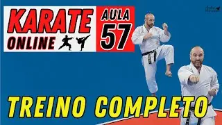 KARATE ONLINE | AULA 57 - Treino de Kihon avançando 1 passo a frente