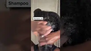 Easy wash day on type 4 hair