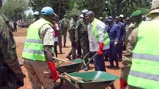 A Bangassou, le Pt Touad&eacute;ra appelle &agrave; la coh&eacute;sion sociale (MINUSCA, CAR)