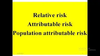 Strength of Association in Cohort Study