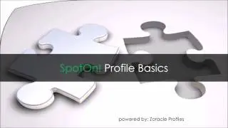 SpotOn! Profile Basics: Lesson 4 Work Style