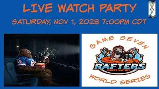 GAME SEVEN WORLD SERIES LIVE WATCH PARTY, Saturday, November 1, 2025, 7:00 PM CDT