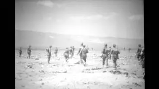 military soldiers walking row public domain video